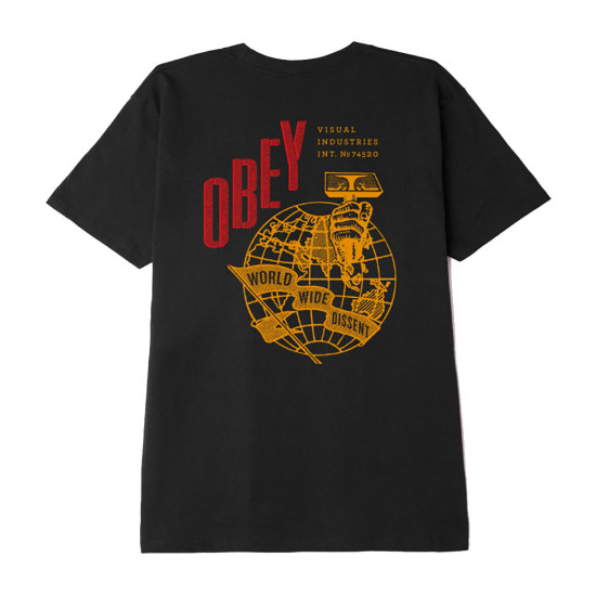 Obey Ανδρική κοντομάνικη μπλούζα Hammer Globe Classic Tee